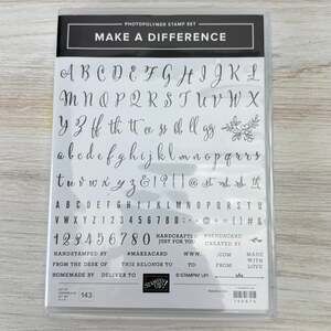 Stampin' Up! - Make A Difference